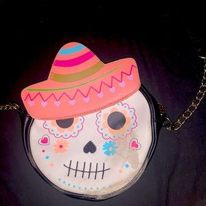Long dela Delos muertos purse scull